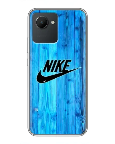 Чехол для Realme C30 с картинкой «Голубое дерево Nike»