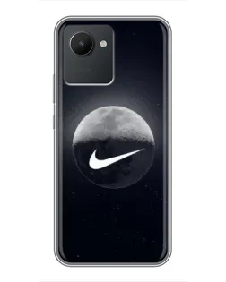 Чохол для Realme C30 з картинкою «Nike у стилі графіті»