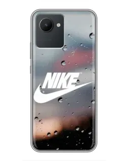 Чохол для Realme C30 з картинкою «Nike у стилі ретро»