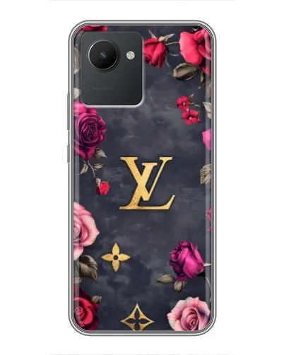 Чехол для Realme C30 с картинкой «Цветочный Louis Vuitton»