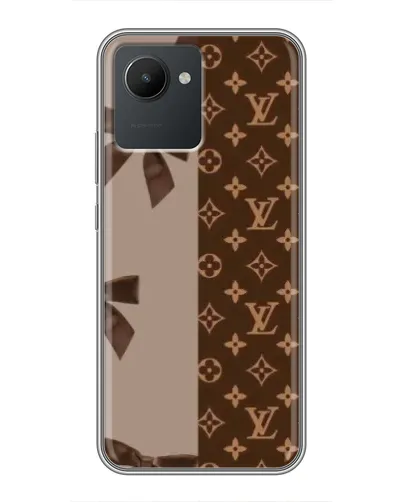 Чехол для Realme C30 с картинкой «Louis Vuitton — банты»