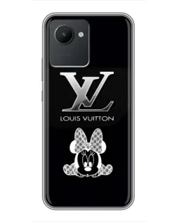 Чехол для Realme C30 с картинкой «LV и Минни Маус»