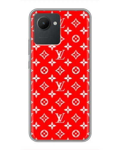 Чехол для Realme C30 с картинкой «Яркий паттерн LV»