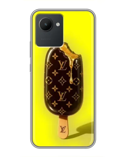 Чехол для Realme C30 с картинкой «Мороженое от LV»