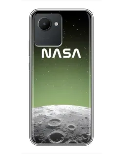 Чехол для Realme C30 с картинкой «NASA — лунный градиент»