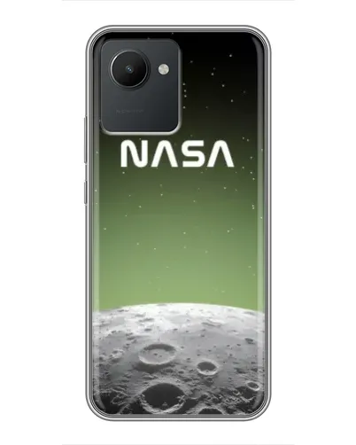 Чехол для Realme C30 с картинкой «NASA — лунный градиент»