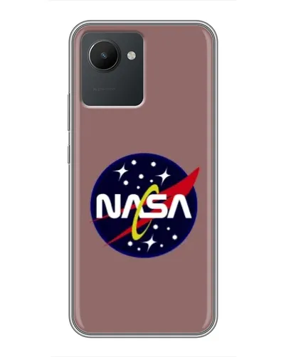 Чехол для Realme C30 с картинкой «NASA — ретро космос»