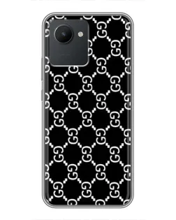 Чехол для Realme C30 с картинкой «Gucci — сетчатый паттерн»