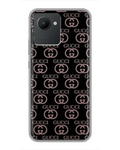 Чехол для Realme C30 с картинкой «Классическая монограмма Gucci»