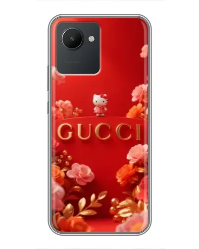Чехол для Realme C30 с картинкой «Gucci — золотой сад»