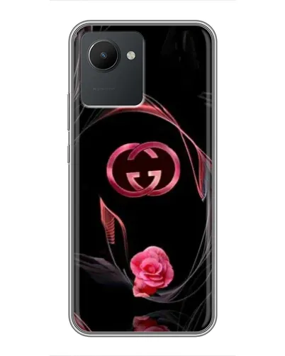 Чехол для Realme C30 с картинкой «Gucci — неоновая роза»