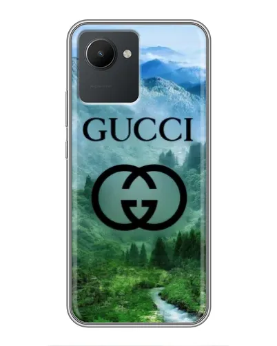 Чехол для Realme C30 с картинкой «Gucci — горный пейзаж»
