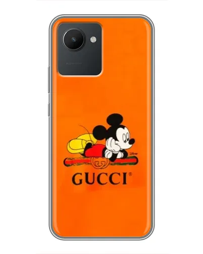 Чохол для Realme C30 з картинкою «Міккі Маус Gucci — помаранч» Чохол для Realme C30 з картинкою «Міккі Маус Gucci — помаранч»