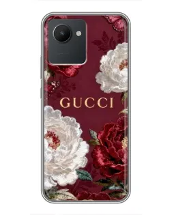 Чохол для Realme C30 з картинкою «Gucci — бордові троянди» Чохол для Realme C30 з картинкою «Gucci — бордові троянди»