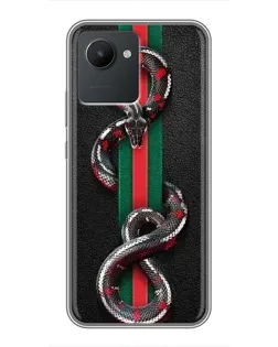Чохол для Realme C30 з картинкою «Gucci — змія на смузі» Чохол для Realme C30 з картинкою «Gucci — змія на смузі»