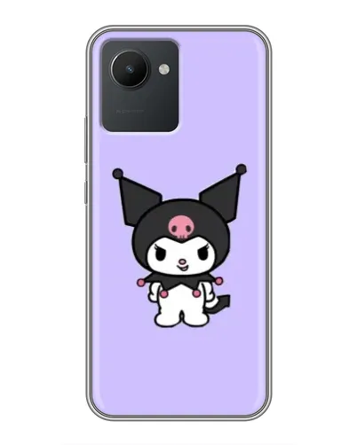 Чехол для Realme C30 с картинкой «Kuromi — нежный фиолетовый»