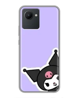 Чехол для Realme C30 с картинкой «Забавная Kuromi»