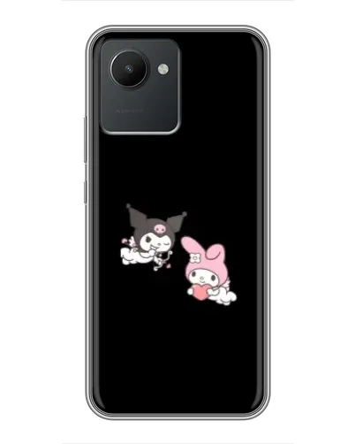Чехол для Realme C30 с картинкой «My Melody и Kuromi»