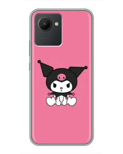Чехол для Realme C30 с картинкой «Хмурая Kuromi»