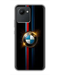 Чехол для Realme C30 с картинкой «BMW M-Power неон»