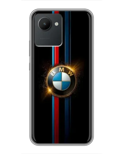 Чехол для Realme C30 с картинкой «BMW M-Power неон»