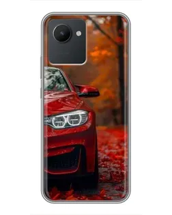 Чехол для Realme C30 с картинкой «Осенняя BMW M4»