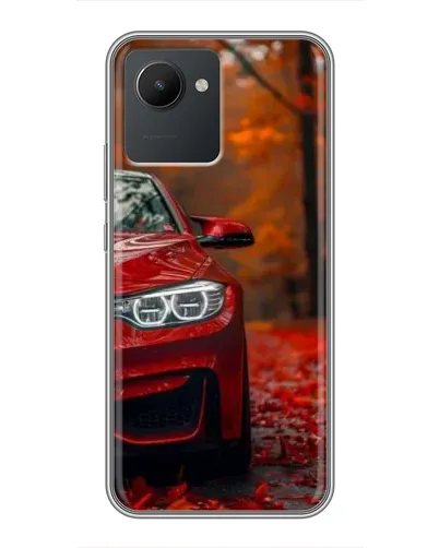 Чехол для Realme C30 с картинкой «Осенняя BMW M4»