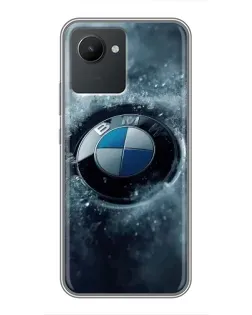 Чехол для Realme C30 с картинкой «Логотип BMW — лед» Чехол для Realme C30 с картинкой «Логотип BMW — лед»