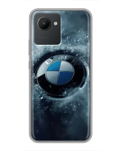 Чехол для Realme C30 с картинкой «Логотип BMW — лед» Чехол для Realme C30 с картинкой «Логотип BMW — лед»