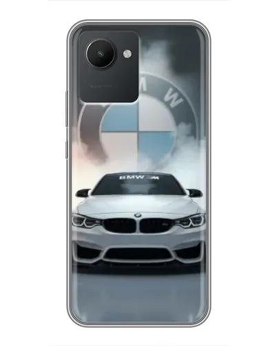 Чехол для Realme C30 с картинкой «BMW в белом дыму» Чехол для Realme C30 с картинкой «BMW в белом дыму»