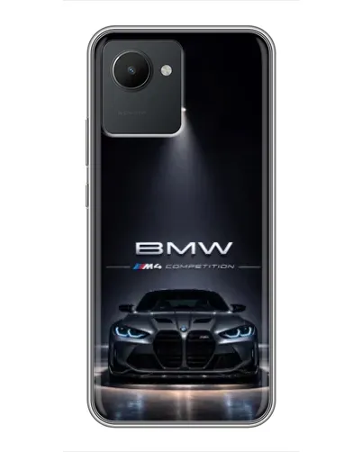 Чехол для Realme C30 с картинкой «BMW сквозь ночной город» Чехол для Realme C30 с картинкой «BMW сквозь ночной город»