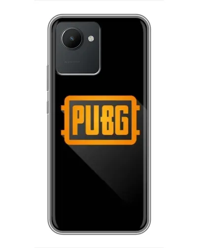 Чехол для Realme C30 с картинкой «PUBG — рамка лого» Чехол для Realme C30 с картинкой «PUBG — рамка лого»