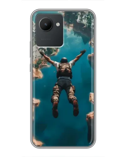 Чехол для Realme C30 с картинкой «PUBG — свободное падение» Чехол для Realme C30 с картинкой «PUBG — свободное падение»