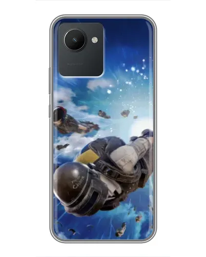 Чехол для Realme C30 с картинкой «Десант PUBG — прыжок» Чехол для Realme C30 с картинкой «Десант PUBG — прыжок»