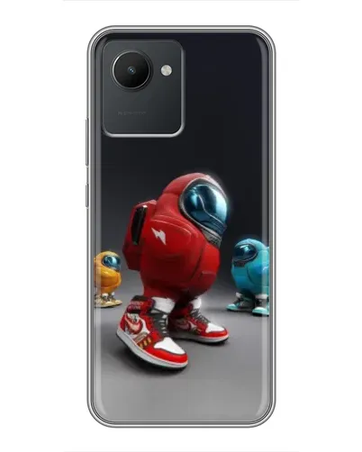 Чехол для Realme C30 с картинкой «Among Us — 3D стиль»