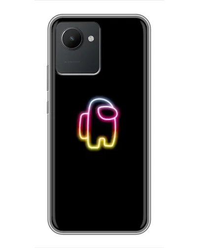 Чехол для Realme C30 с картинкой «Among Us градиент»