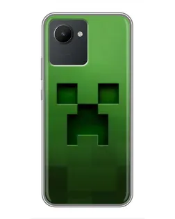 Чехол для Realme C30 с картинкой «Крипер микро-дизайн»