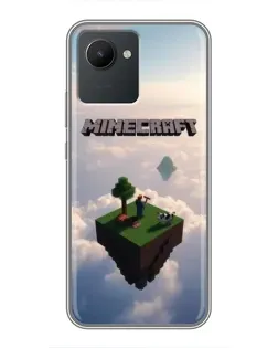 Чехол для Realme C30 с картинкой «Небесный остров»