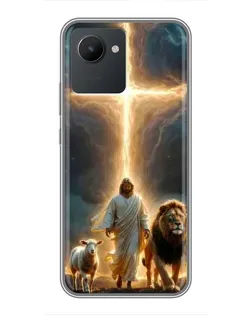 Чохол для Realme C30 з картинкою «Лев Юди та Світло»