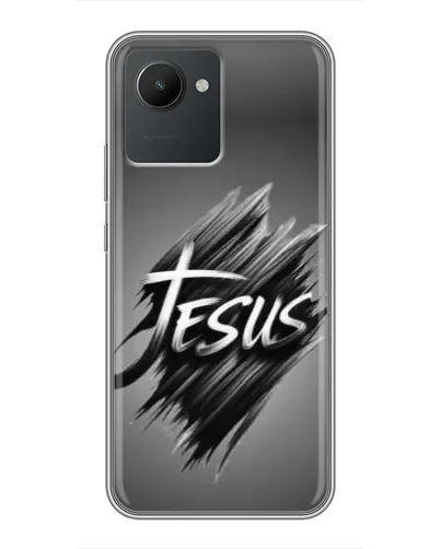 Чехол для Realme C30 с картинкой «Надпись Jesus Graffiti» Чехол для Realme C30 с картинкой «Надпись Jesus Graffiti»