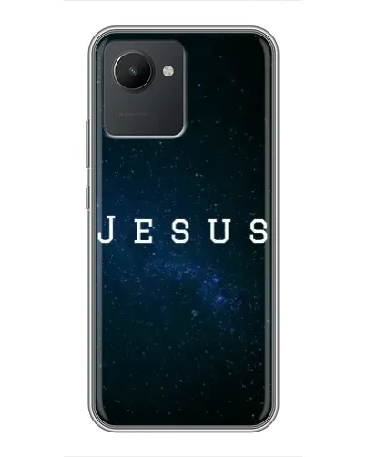 Чехол для Realme C30 с картинкой «Звездное небо Jesus» Чехол для Realme C30 с картинкой «Звездное небо Jesus»