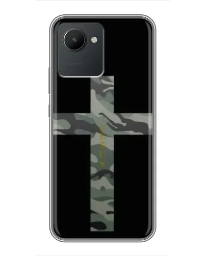 Чехол для Realme C30 с картинкой «Милитари Крест» Чехол для Realme C30 с картинкой «Милитари Крест»