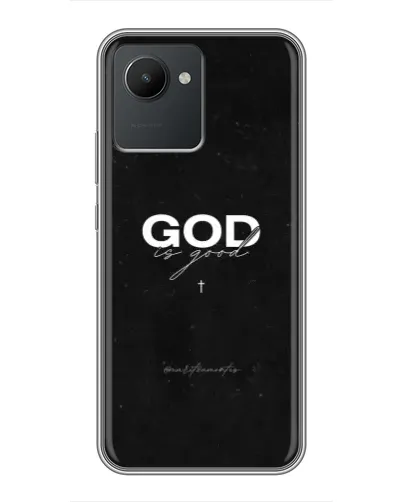 Чехол для Realme C30 с картинкой «GOD — Бог над всем» Чехол для Realme C30 с картинкой «GOD — Бог над всем»