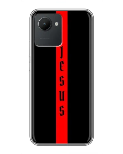Чехол для Realme C30 с картинкой «Красная линия веры» Чехол для Realme C30 с картинкой «Красная линия веры»