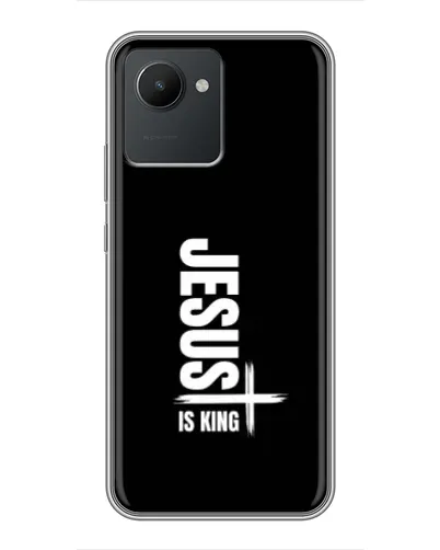 Чехол для Realme C30 с картинкой «Вертикаль веры Jesus» Чехол для Realme C30 с картинкой «Вертикаль веры Jesus»