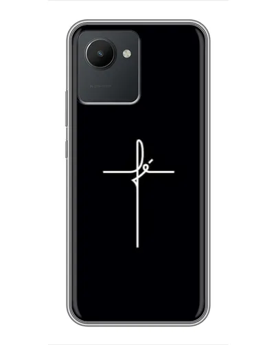 Чехол для Realme C30 с картинкой «Тонкий крест» Чехол для Realme C30 с картинкой «Тонкий крест»