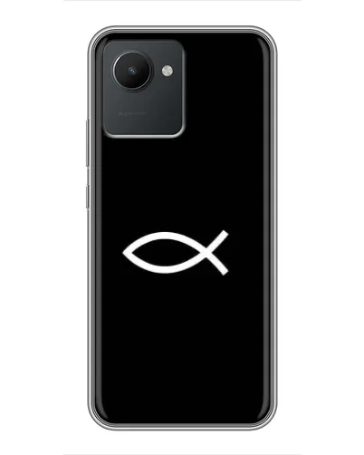 Чехол для Realme C30 с картинкой «Символ рыбы Jesus» Чехол для Realme C30 с картинкой «Символ рыбы Jesus»