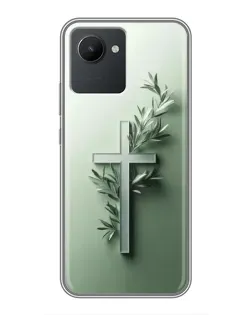 Чехол для Realme C30 с картинкой «Оливковая ветвь»