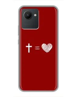 Чехол для Realme C30 с картинкой «Уравнение любви»
