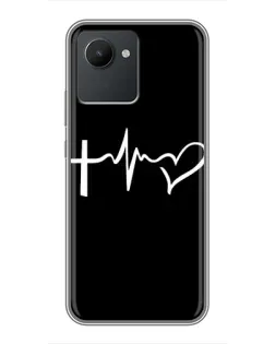 Чехол для Realme C30 с картинкой «Пульс веры»